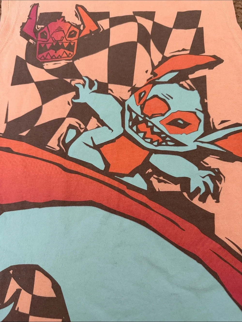 Boy’s Disney Stitch Graphic Surf Muscle Tank Top